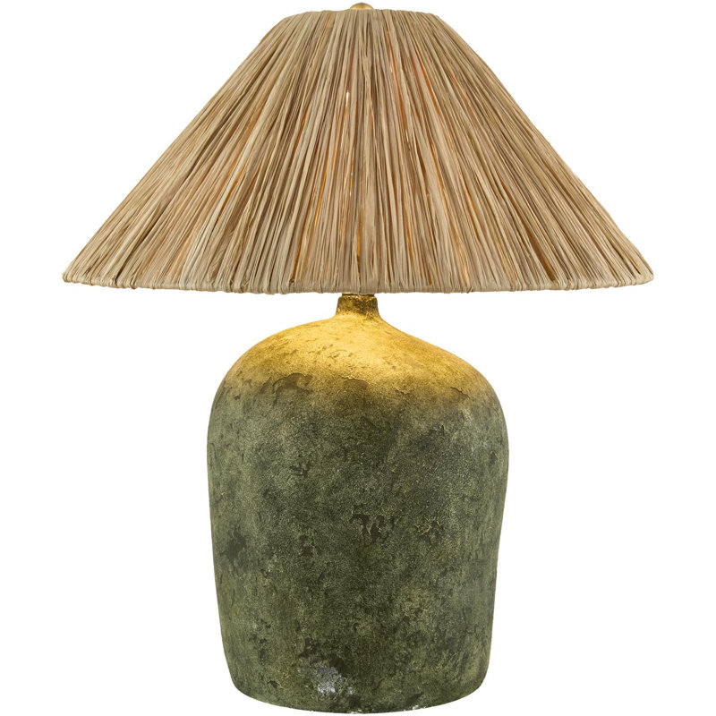 Lampe de table Danica, Vert, Seagrass Empire