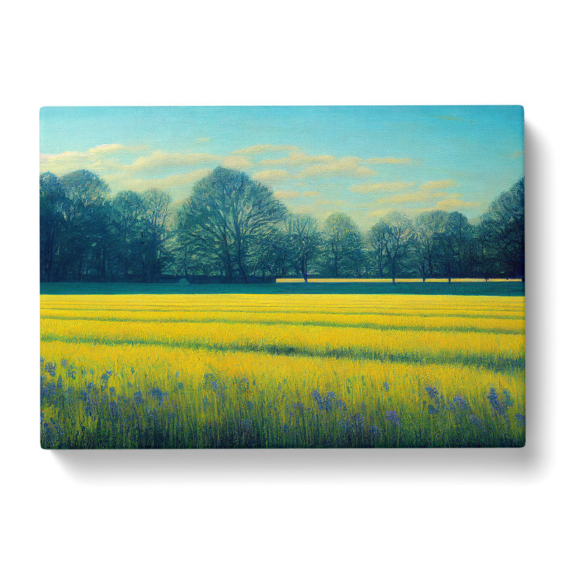 A Spring Meadow - Wrapped Canvas, 35cm H x 50cm W x 3cm D