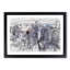 Houston Texas Skyline in Abstract - Picture Frame Graphic Art Print-55763605-55763606