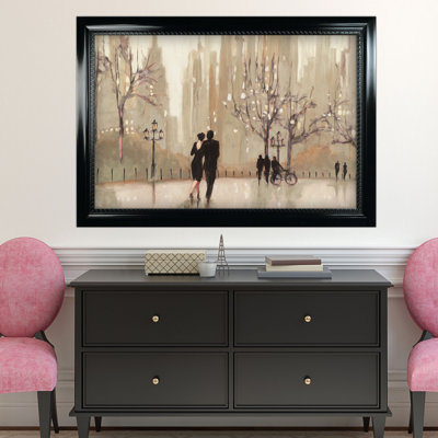 « an evening out » par julia purinton, reproduction d’art sur toile tendue encadrée
