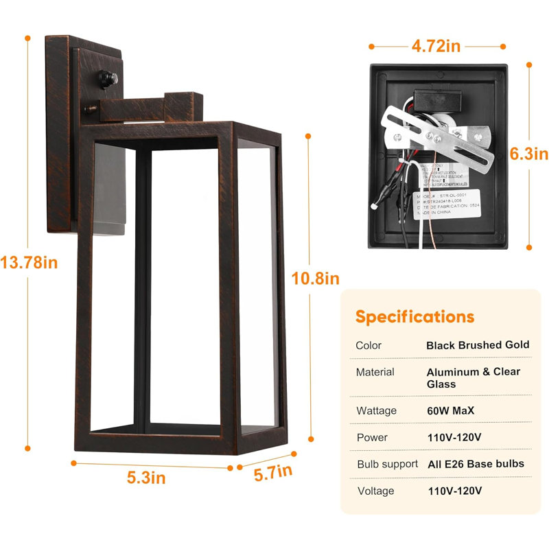 Luminaires muraux d'extérieur