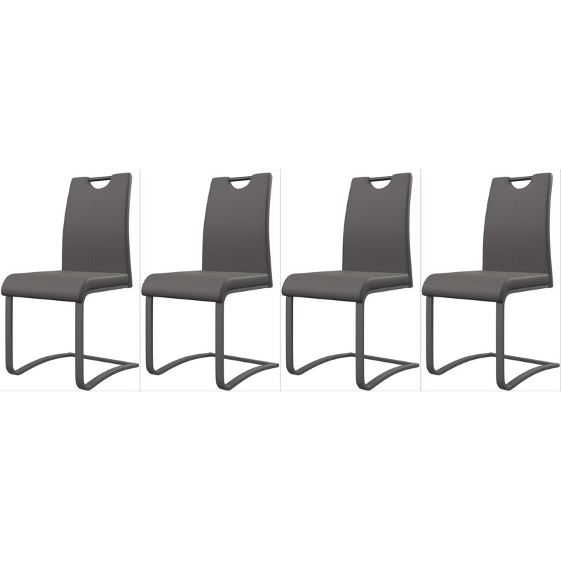 Anikka 48cm H Upholstered Side Chair, Grey