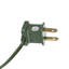 Couronne de PVC floquée illuminée 36 po