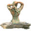 Ensemble de statue de jardin 2 pièces Life's a Beach Classic Mermaid and Merman-84593653