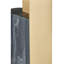 Stone Pedestal End Table