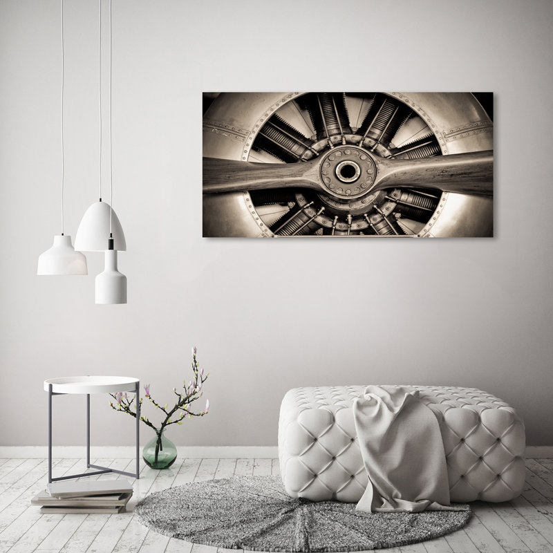 Aircraft Engine - Wrapped Canvas Print
