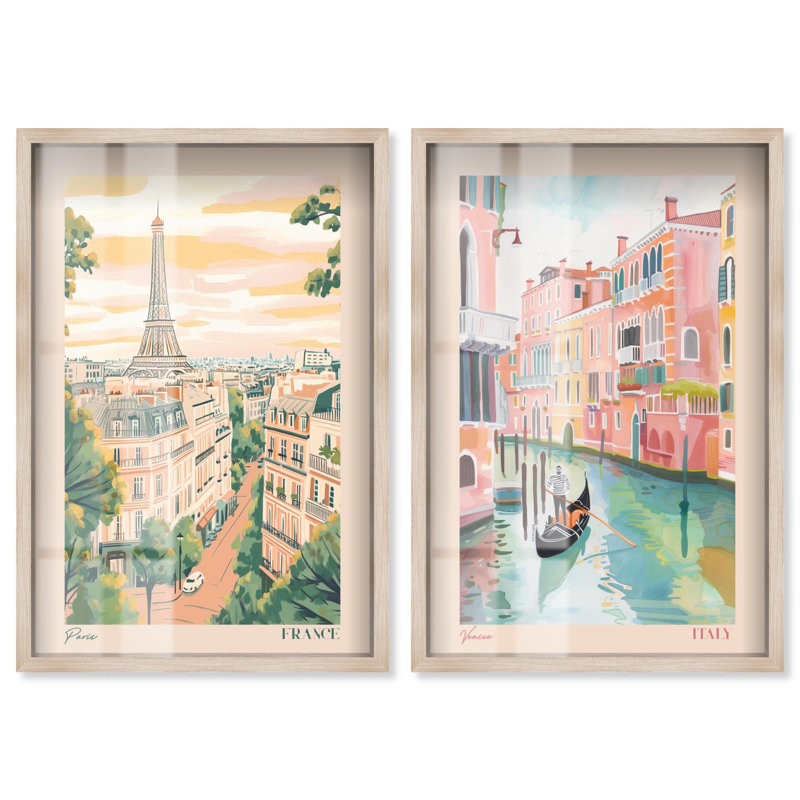 Blush Parisian Glam Art , H 46 po x l 31 po, Crème, crème