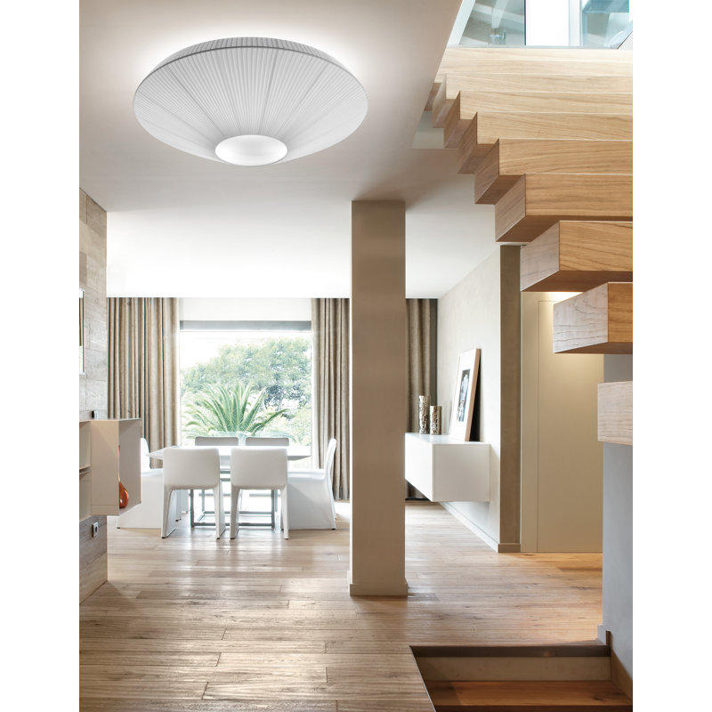 Siam 6 - Light Flush Mount, White, 6