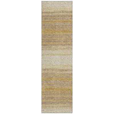 Nira Gold Washable Indoor-Outdoor Rug - 