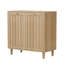 Panier à linge incliné avec paniers intérieurs amovibles, rangement dissimulé, armoire de salle de bain, support autoportant