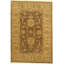 Hand Knotted Oriental Area Rug in Brown