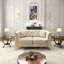 Canapé Chesterfield modulaire avec similicuir capitonné-1472249309