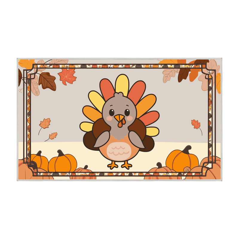 Tapis de Noël East Urban Home, Rectangulaire 2 pi x 3 pi
