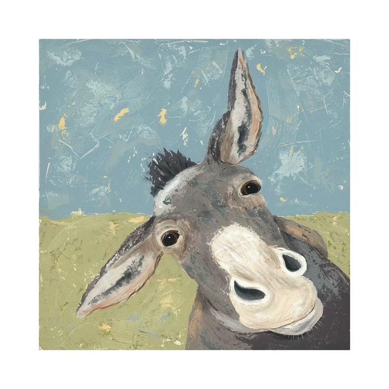 Farm Life-Mule by Jade Reynolds - Wrapped Canvas Print, 66.04 cm H x 66.04 cm W x 1.91 cm D