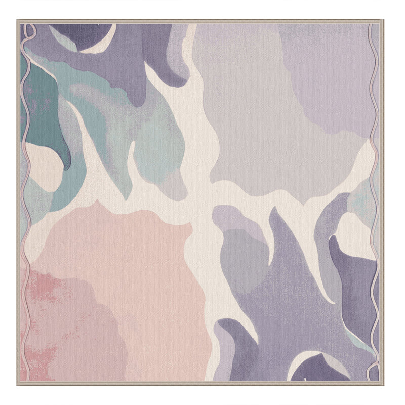 Crescent Pool Rug, Square 7'