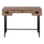 Bureau d'ordinateur, bureau personnel, ordinateur portable, tiroirs de rangement, L 48 po, bureau, stratifié brun, transitionnel