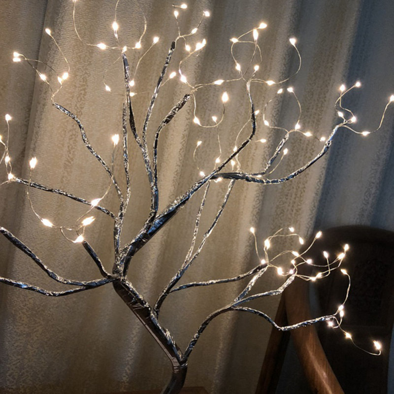 Veilleuse à branches artificielles, Argent