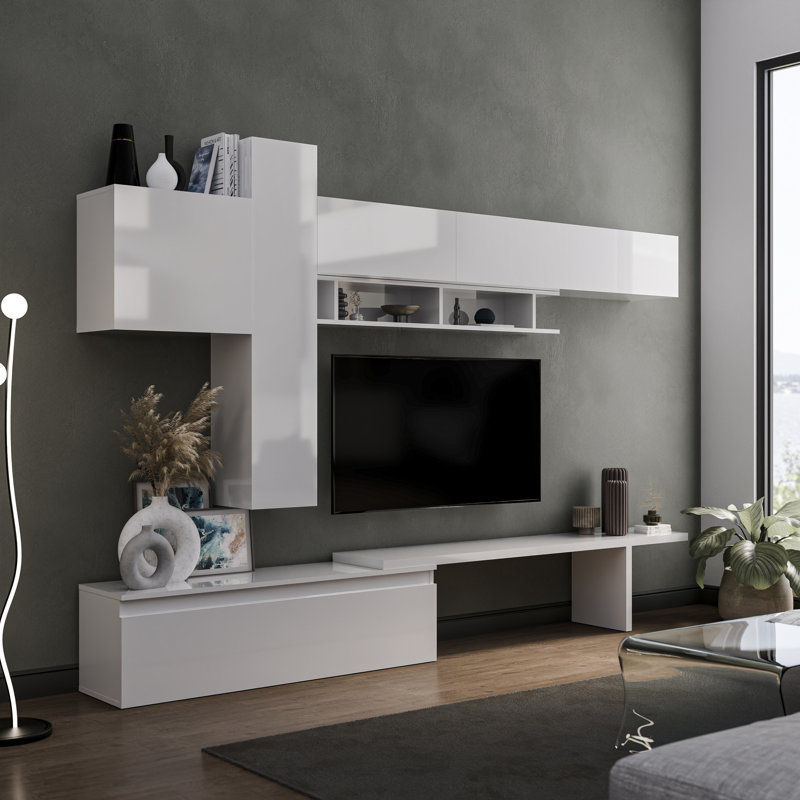 Aosta Entertainment Centre, White