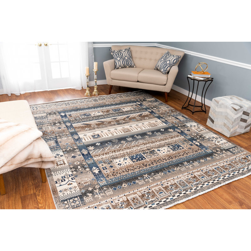 Lucha Oriental Indoor Rug, Rectangle 5'3" x 7'10"
