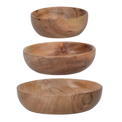 Creative Tops Naturals Wood Serving Bowl
