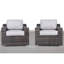 Chaise de patio avec coussins 2