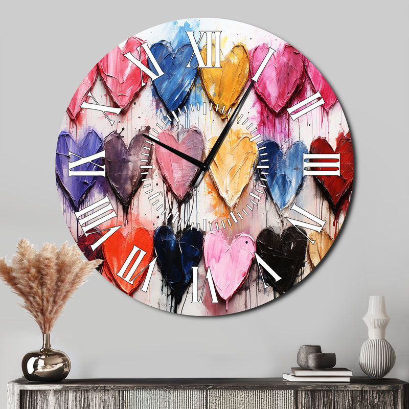 Horloge murale Pop Art, Surdimensionné