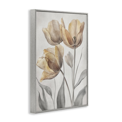 Giclée encadrée, coquelicots pressés, fleurs par Petal Prints Design