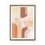 Abstract Retro Geometric by  - Picture Frame Graphic Art on Paper-81387123