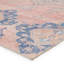 Tapis oriental rose / bleu Asoncin (2 pi 6 po x 12 pi)-470639317