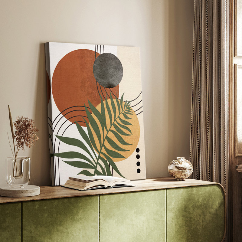 Contemporary Palm I - galerie sur mesure, H 27 po x l 18 po