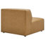 Mingle 148" Wide Faux Leather Symmetrical Modular Corner Sectional-133541591