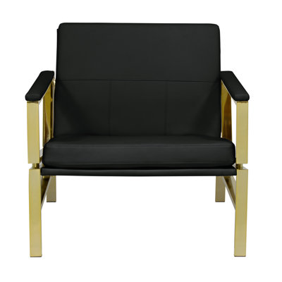 Varnado Faux Leather Armchair