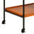 Serving Cart With Stemware Rack For Home Enhancement
