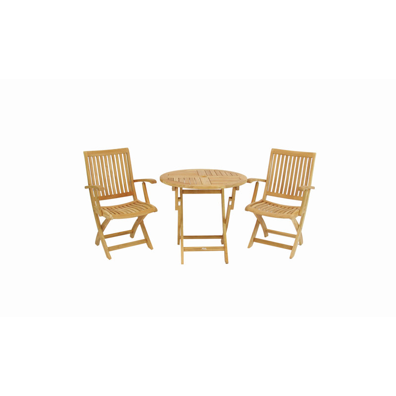 Winford Teak Folding Patio Dining Chair