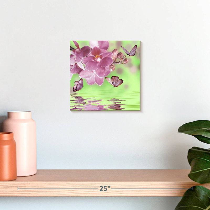 Fleurs d'orchidées Harnek, H 10 po x l 10 po