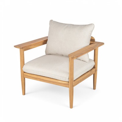 Méridienne d'extérieur en bois d'acacia