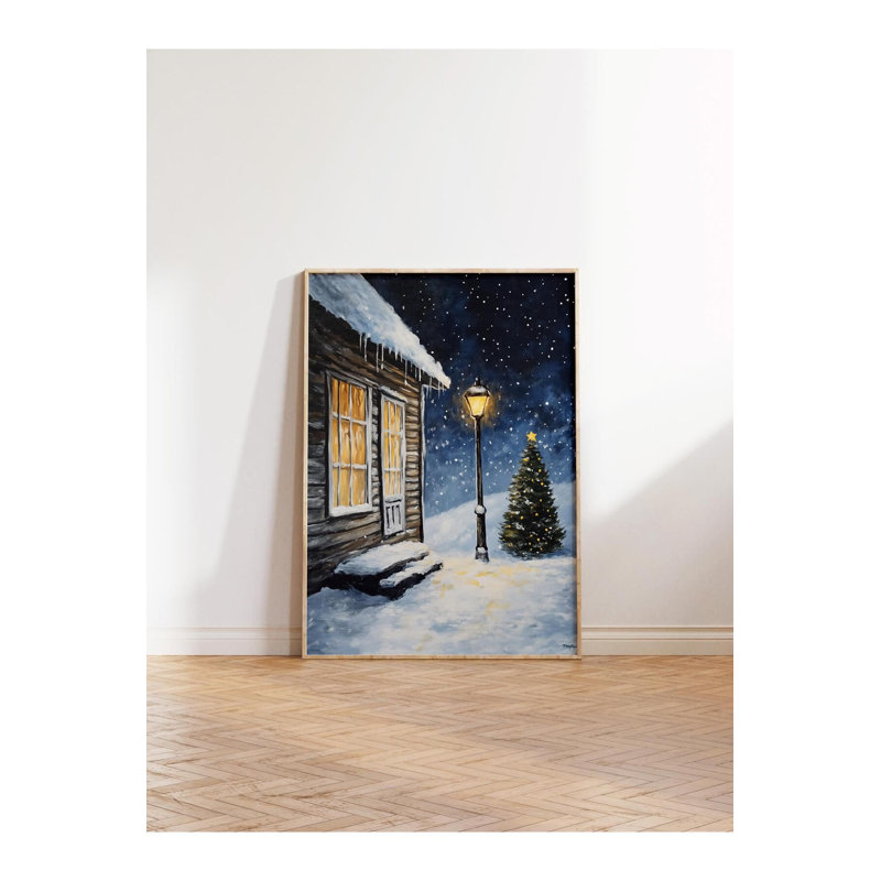 Peinture décorative encadrée