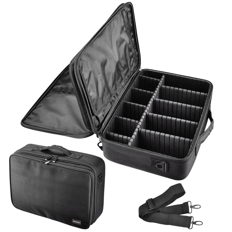 Trousse de maquillage à côtés souples