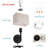 Plug-In Wall Sconce With Dimmer Switch & Dual USB Port, Rectangular Linen Fabric Shade, Adjustable Bedside Lamp For Bedroom, Living Room, Hotel, E26 Base-935851880