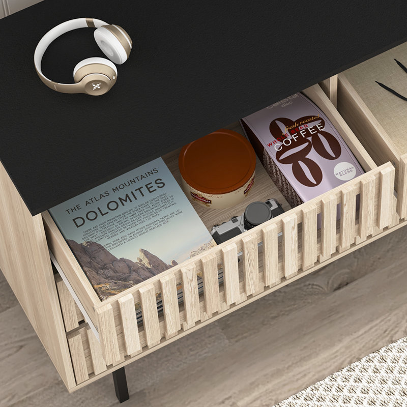 Commode 6 tiroirs Grille Style