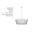 Luminaire suspendu Everly Quinn Ricochet
