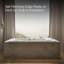 RiverBath® 75" x 45" Drop In Whirlpool Acrylic Bathtub with Light and Heater-2380479