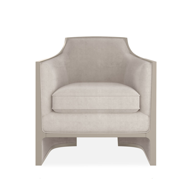 The Cat's Meow Chair, Beige Velvet