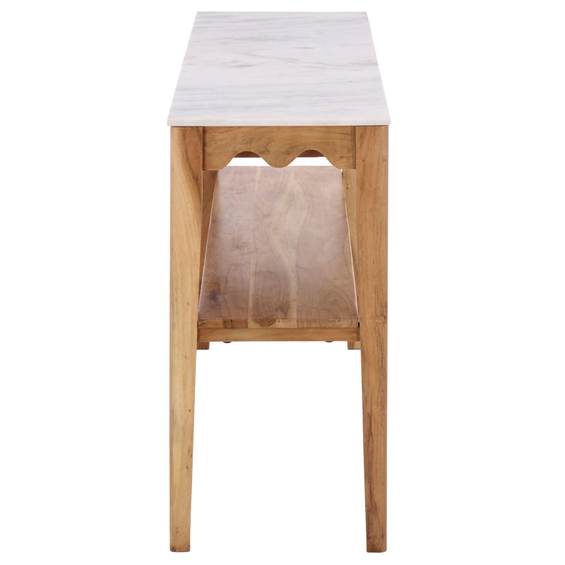 Zemfira Marble Console Table
