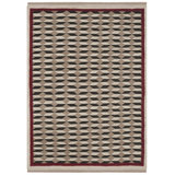 Ralph Lauren Tumbling Water Wool Geometric Rug