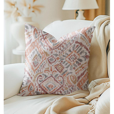 Medallion Damask Pillow Cover