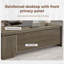 Bureau de direction ergonomique moderne en L avec rangement intégré et gestion de l'alimentation Achilles-1133377426
