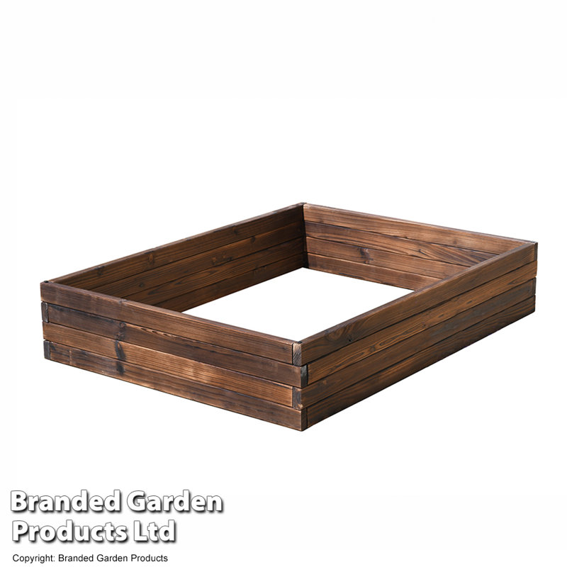 Maisie Wood Raised Flower Bed 110x90cm (x2), 116Cm H x 27Cm W x 24Cm D