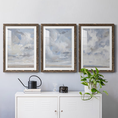 " Sky I " 3 - Pieces Painting Print