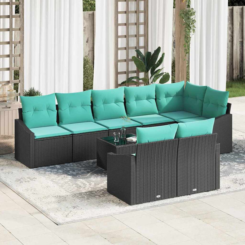 Ensemble de canapé de jardin 9 pièces vidaXL